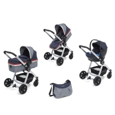 Passeggino Trio Foppapedretti Bikini Plus collezione 2019 Marine
