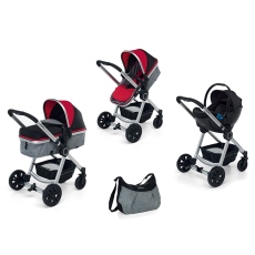 Passeggino Trio Foppapedretti Bikini Plus collezione 2019 Red