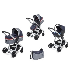 Passeggino Trio Foppapedretti Bikini Plus collezione 2020 Marine