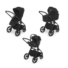 Passeggino Trio Foppapedretti Commander Trio collezione 2025 Onyx Black