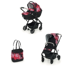 Passeggino Duo Foppapedretti Duo Eureka Classic collezione 2021 Passion Rose
