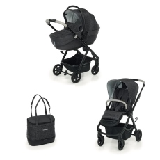 Passeggino Duo Foppapedretti Duo Eureka Classic collezione 2022 Black Diamond