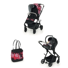 Passeggino Duo Foppapedretti Duo Eureka Next collezione 2021 Passion Rose