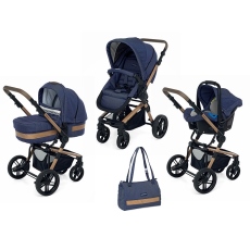 Passeggino Trio Foppapedretti iWood collezione 2019 Active Jeans