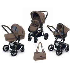Passeggino Trio Foppapedretti iWood collezione 2019 Elite Beige