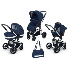 Passeggino Trio Foppapedretti iWood collezione 2019 Elite Blue