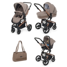 Passeggino Trio Foppapedretti iWood collezione 2020 Elite Beige