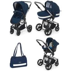 Passeggino Trio Foppapedretti iWood collezione 2020 Elite Blue