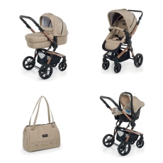 Passeggino Trio Foppapedretti iWood collezione 2022 Gold Edition