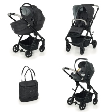Passeggino Trio Foppapedretti Trio Eureka Classic Next collezione 2021 Black Diamond