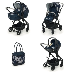Passeggino Trio Foppapedretti Trio Eureka Classic Next collezione 2021 Royal Rose