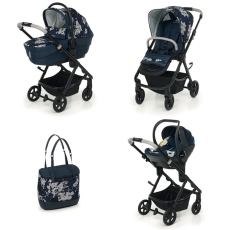 Passeggino Trio Foppapedretti Trio Eureka Classic Next collezione 2022 Royal Rose