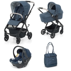 Passeggino Trio Foppapedretti Trio Eureka Smart Next collezione 2020 Denim