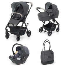 Passeggino Trio Foppapedretti Trio Eureka Smart Next collezione 2020 Graphite