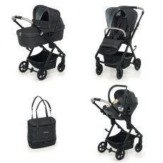 Passeggino Trio Foppapedretti Trio Eureka Smart Next collezione 2021 Black Diamond