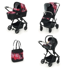Passeggino Trio Foppapedretti Trio Eureka Smart Next collezione 2021 Passion Rose
