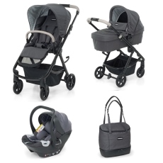 Passeggino Trio Foppapedretti Trio Eureka Smart Next collezione 2023 Graphite