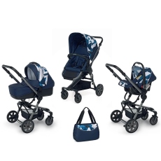 Passeggino Trio Foppapedretti Up3 collezione 2019 Blue Diamond