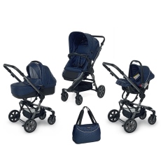 Passeggino Trio Foppapedretti Up3 collezione 2019 Brillant Blue