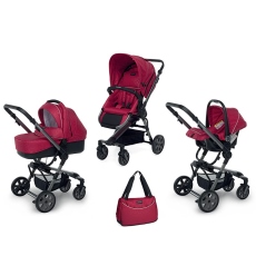 Passeggino Trio Foppapedretti Up3 collezione 2019 Brillant Red