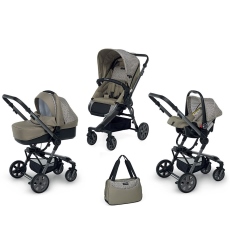 Passeggino Trio Foppapedretti Up3 collezione 2019 Glamour Beige