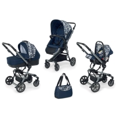 Passeggino Trio Foppapedretti Up3 collezione 2020 Trendy Blue