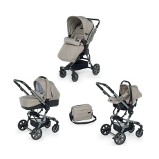 Passeggino Trio Foppapedretti Up3 collezione 2021 Elegant Beige