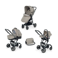 Passeggino Trio Foppapedretti Up3 collezione 2022 Elegant Beige