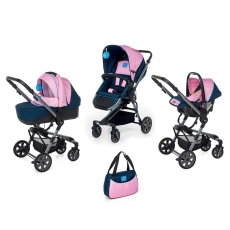 Passeggino Trio Foppapedretti Up3 SSC Napoli collezione 2022 Napoli Pink