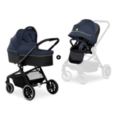 Passeggino Duo Hauck Move So Simply Set collezione 2023 Dark Navy Neon