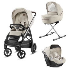 Passeggino Trio Inglesina Aptica System Quattro Cab collezione 2018 Cashmere Beige