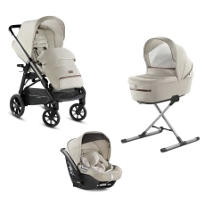 Passeggino Trio Inglesina Aptica System Quattro Cab collezione 2020 Cashmere Beige