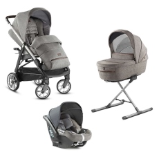 Passeggino Trio Inglesina Aptica System Quattro Cab collezione 2020 Mineral Grey