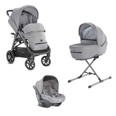 Passeggino Trio Inglesina Aptica System Quattro Cab collezione 2020 Silk Grey