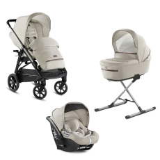 Passeggino Trio Inglesina Aptica System Quattro Darwin collezione 2020 Cashmere Beige