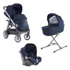 Passeggino Trio Inglesina Aptica System Quattro Darwin collezione 2020 Portland Blue