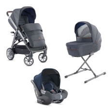 Passeggino Trio Inglesina Aptica System Quattro Darwin collezione 2020 Tailor Denim