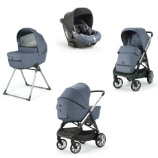 Passeggino Trio Inglesina Aptica System Quattro Cab collezione 2021 Alaska Blue