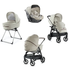 Passeggino Trio Inglesina Aptica System Quattro Cab collezione 2021 Cashmere Beige