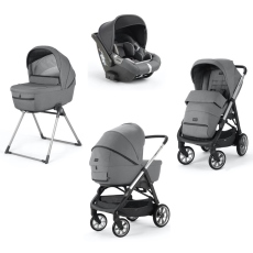 Passeggino Trio Inglesina Aptica System Quattro Cab collezione 2021 Kensington Grey