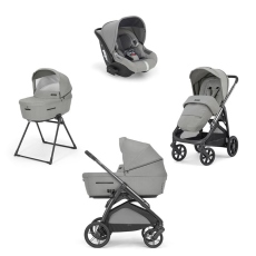 Passeggino Trio Inglesina Aptica System Quattro Cab collezione 2023 Satin Grey