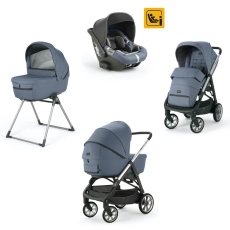 Passeggino Trio Inglesina Aptica System Quattro Darwin collezione 2021 Alaska Blue