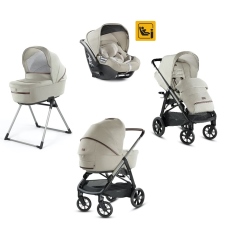 Passeggino Trio Inglesina Aptica System Quattro Darwin collezione 2021 Cashmere Beige
