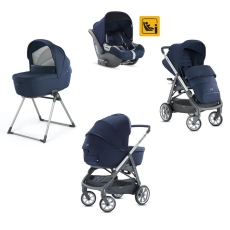 Passeggino Trio Inglesina Aptica System Quattro Darwin collezione 2021 Portland Blue