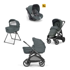 Passeggino Trio Inglesina Aptica System Quattro Darwin collezione 2023 Emerald Green