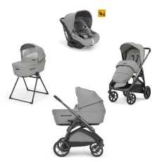 Passeggino Trio Inglesina Aptica System Quattro Darwin collezione 2023 Satin Grey