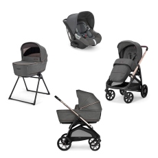 Passeggino Trio Inglesina Aptica System Quattro Darwin collezione 2025 Velvet Grey
