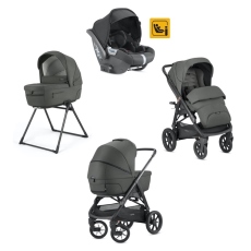 Passeggino Trio Inglesina Aptica XT System Quattro Darwin collezione 2022 Charcoal Grey