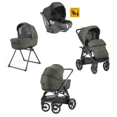 Passeggino Trio Inglesina Aptica XT System Quattro Darwin collezione 2022 Sequoia Green