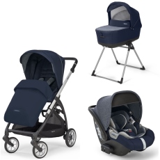Passeggino Trio Inglesina Electa System Quattro Cab collezione 2022 Soho Blu